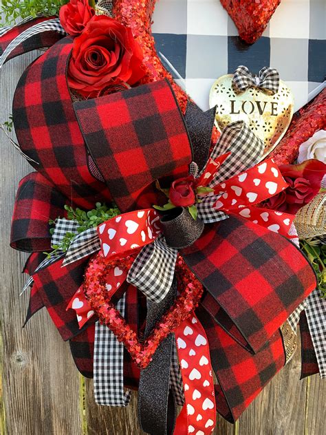 Made To Order For Connie~valentines Day Wreath Valentines Buffalo