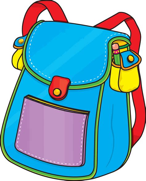 School Bag Clipart Png Backpack Clipart Transparent Png Full Size