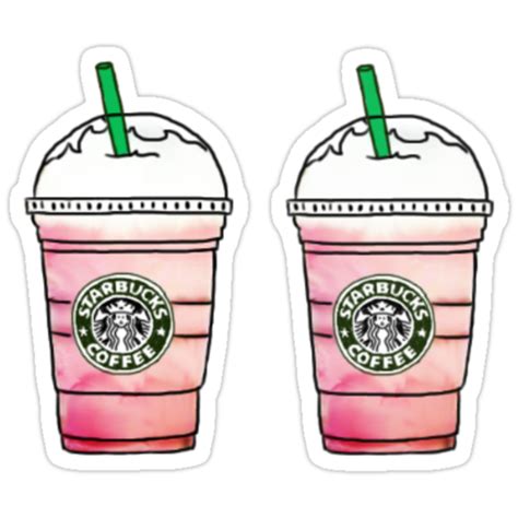 Starbucks Stickers By Clairechesnut Redbubble