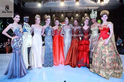 127 Dress Indonesia Di Miss World Top Model Dapat Pujian