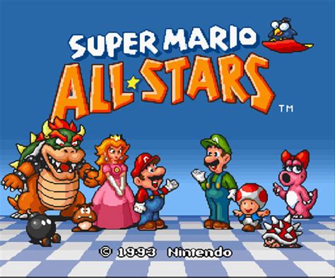 Retro Super Mario All Stars Cuatro Juegazos En Uno Para Super