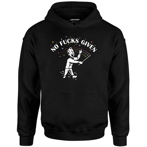 no fucks given unisex hoodie m00nshot