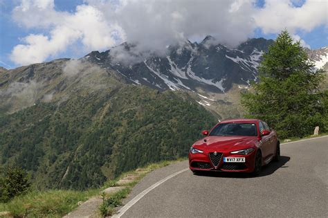 Alfa Romeo Giulia Quadrifoglio Adventure Drive To The Alps Car Magazine