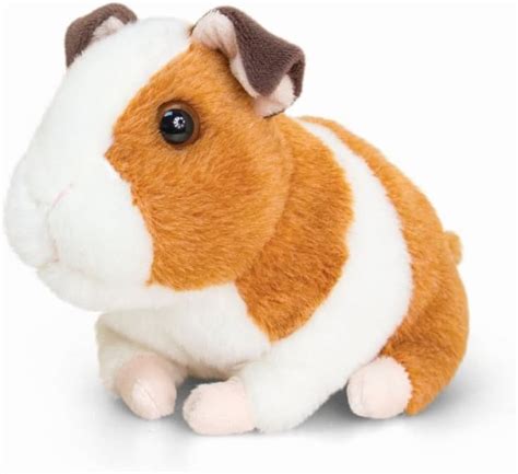 Keel Toys Wild 16cm Guinea Pig With Sound 2 Designs Cuddly Soft Toy