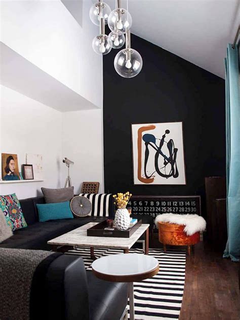 9 Chic Ideas To Style A Feature Wall In The Living Room Inspiration