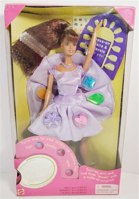 New 1997 Twirlin Make Up Teresa Barbie Doll Mattel 18423 Ebay Barbie Dolls Beautiful