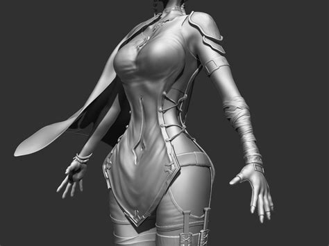 Female Soldier 3d Model Cgtrader