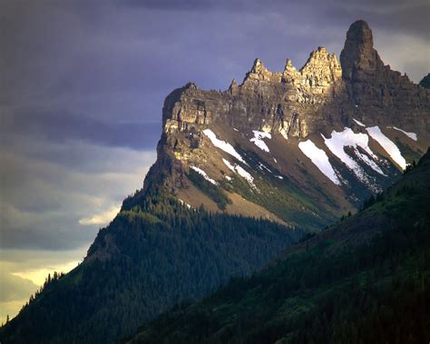 Citadel Peaks Close Up Waterton Glacier International Peac Flickr