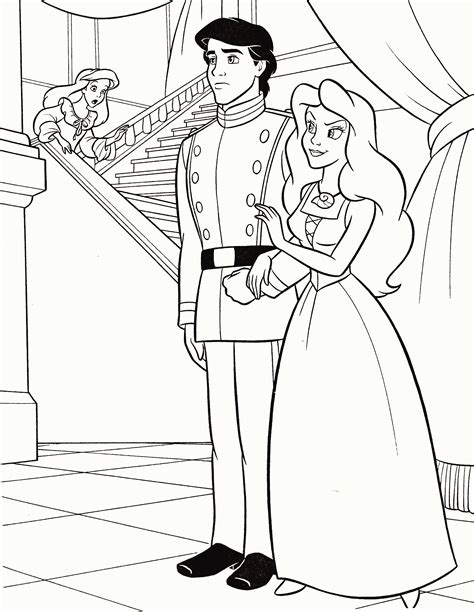 Hours of fun await you by coloring a free drawing disney the princess and the frog. Princess & Prince Coloring Pages - Coloring Home