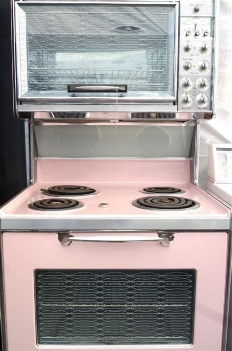 Mid Century Modern Vintage Frigidaire Oven Range Mid Cen 1962 Pink