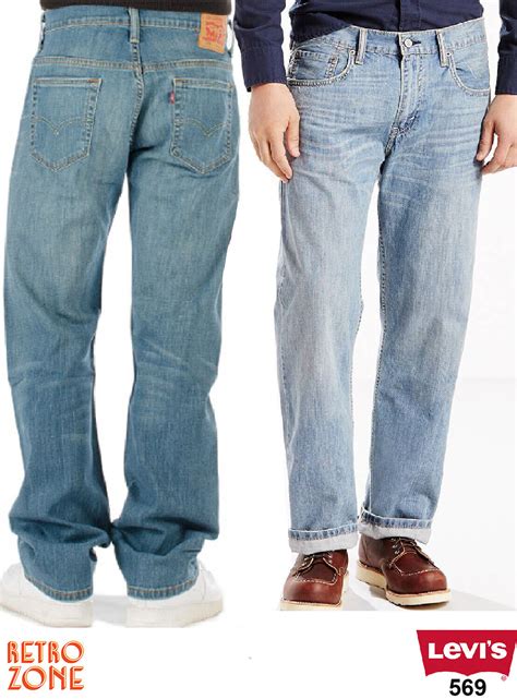 Levis 569 Loose Fit Straight Leg Jeans Denim Vintage Grade A W30 W32