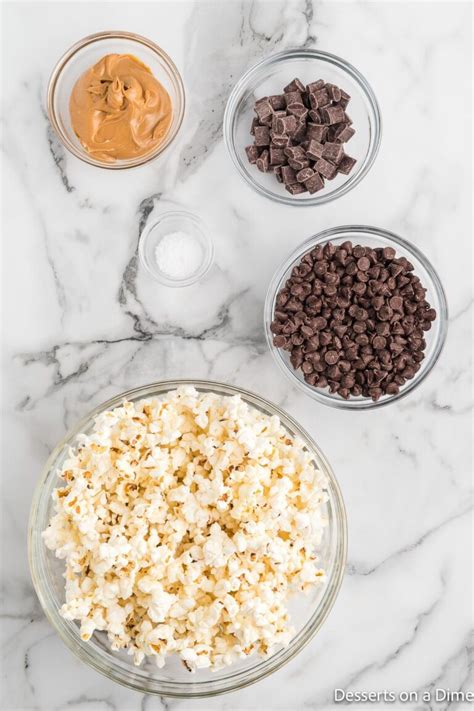 Chocolate Peanut Butter Popcorn Only 5 Ingredients