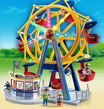 Review Playmobil Summer Fun Ferris Wheel With Lights And Drive Motor Emmy S Mummy