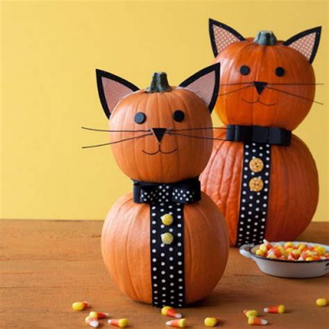50 pumpkin designs and decorating ideas without carving. Creative and Stylish No-carve Pumpkin Decoration Ideas 2017