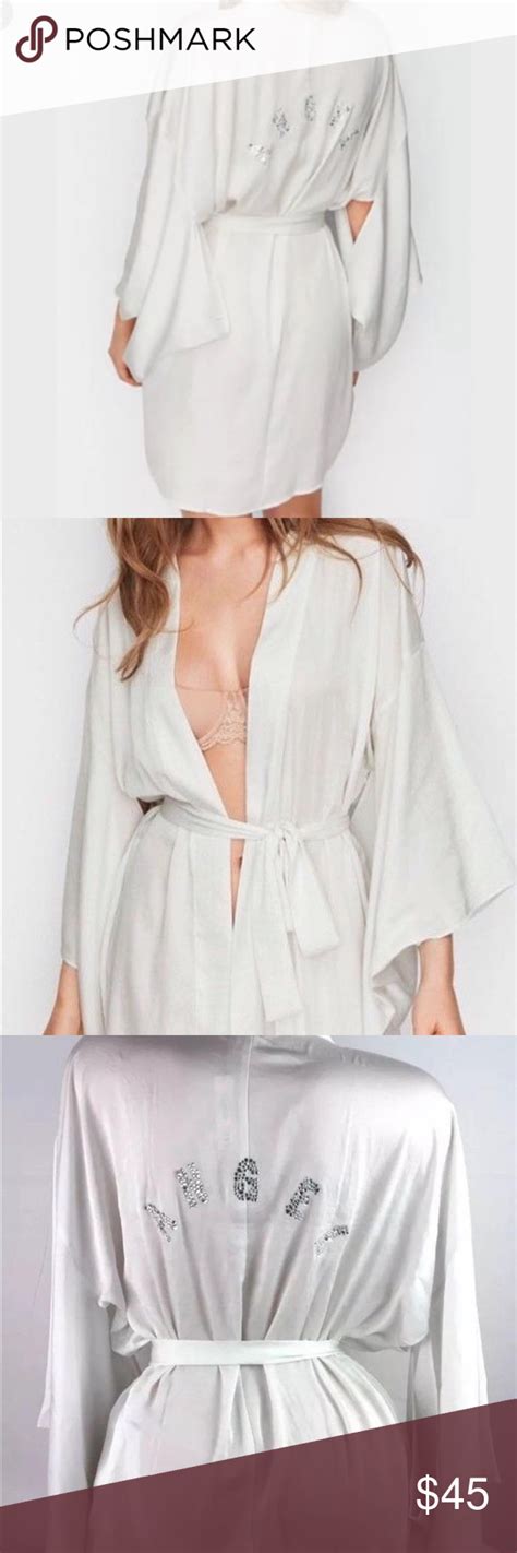 Victorias Secret Bling Angel Rhinestone Robe Sleepwear Robe