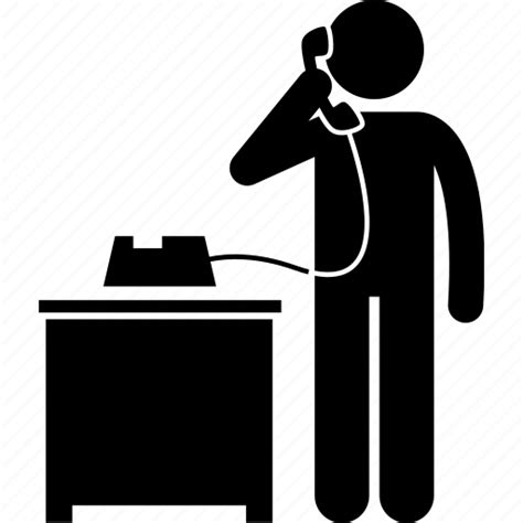 Man Person Phone Talking Icon Download On Iconfinder