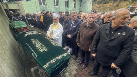 Zonguldak ta heyelanda göçük altında kalan anne ve oğlunun cenazeleri