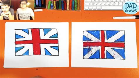 How To Draw Flag Of Great Britain Youtube