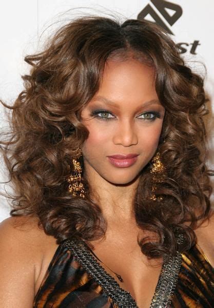 tyra banks makeup looks lovetoknow hair styles long hair styles curly hair pictures