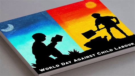 It is a form of slavery. WORLD DAY AGAINST CHILD LABOUR DRAWING | HOW TO DRAW STOP ...