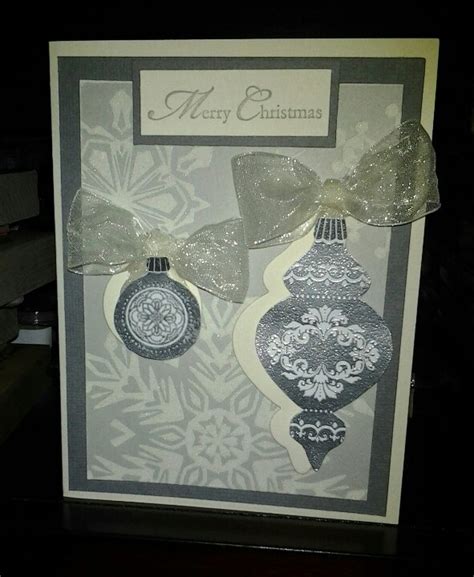 Stampin Up Ornament Keepsakes Cards Stampin Up Christmas Cards