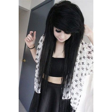 15 Cute Emo Hairstyles For Girls 2015 Liked On Polyvore Featuring Hair Emo Hair Emo Haircuts