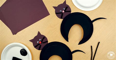 Fall Crafts For Kids Paper Plate Black Cat Primrose Schools