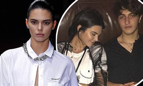 Kendall Jenner Looked Very Very Together With Anwar Hadid At Paris Fashion Week Daily Mail