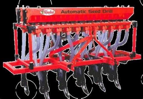 35 55 Hp Seed Cum Fertilizer Drill 11 Tines Attachment For Tractor