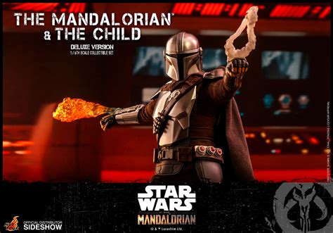 The Mandalorian And The Child Deluxe Sixth Scale Figure Set By Hot Toys