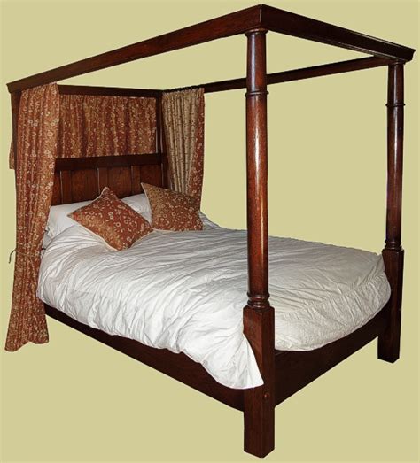Georgian Bed 4 Poster Design 18th Century Style Hand Crafted Oak Bed Bespoke Bed