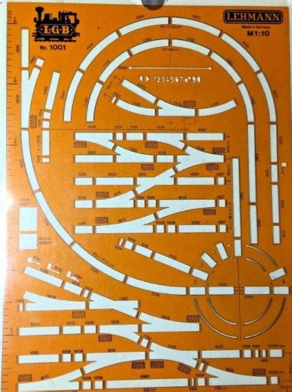 Lgb 10010 G Scale Layout Track Template Trainz