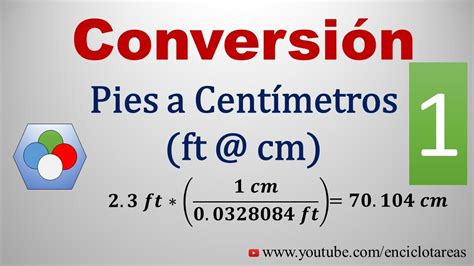 The feet to centimeters conversion calculator delivers accurate results depending on the values entered in the blank text field. Convertir de Pies a Centímetros (ft a cm) #1 - YouTube