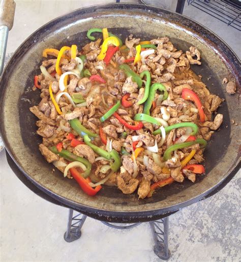 Chicken Fajita Discada Made With Claudes Fajita Marinade And Recipe