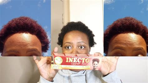 Inecto Hair Dye Review I Dyed My Natural Hair Copper Red South African Youtuber Youtube