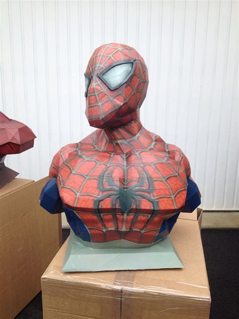 Bust Spiderman 60cm On Behance