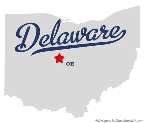 Map Of Delaware Delaware County Oh Ohio
