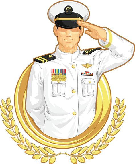 Military Officer Salute Army Air Force Navy General