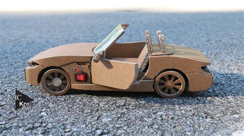 How To Make A Simple Toy Car With Cardboard Howto Draw