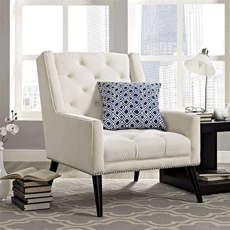 Accent armchair, seafoam blue velvet. Carson Carrington Lillerod Diamond-tufted Velvet Armchair ...