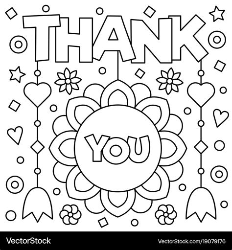 Thank You Printable Coloring Pages