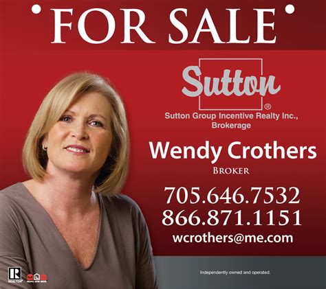 wendy crothers broker sutton group incentive realty inc 113 medora st port carling on p0b
