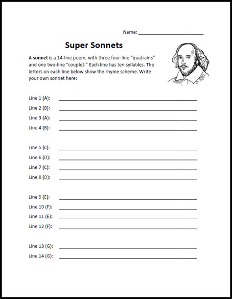 How To Write A Sonnet Kenn Nesbitts