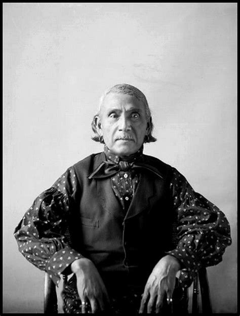 Portrait Of Shawnee Man Wapameepto Gives Light As He Walks Or