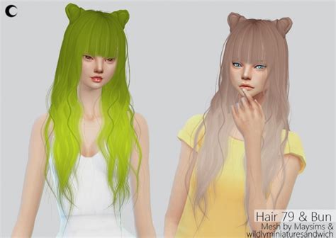 Hair 79 And Buns Edit At Kalewa A Sims 4 Updates