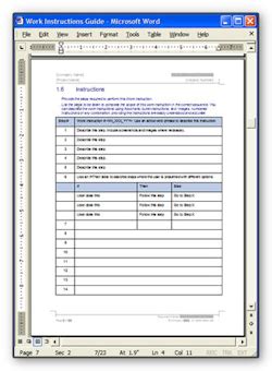 How to create work instructions your people will actually use.