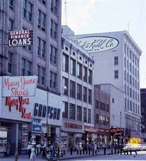 My Beloved Hometown Downtown Peoria Il In The 1950s Back In The Day