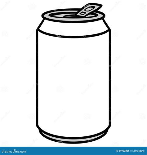 Soda Can Illustration Stock Vector Illustration Of Container 84903266