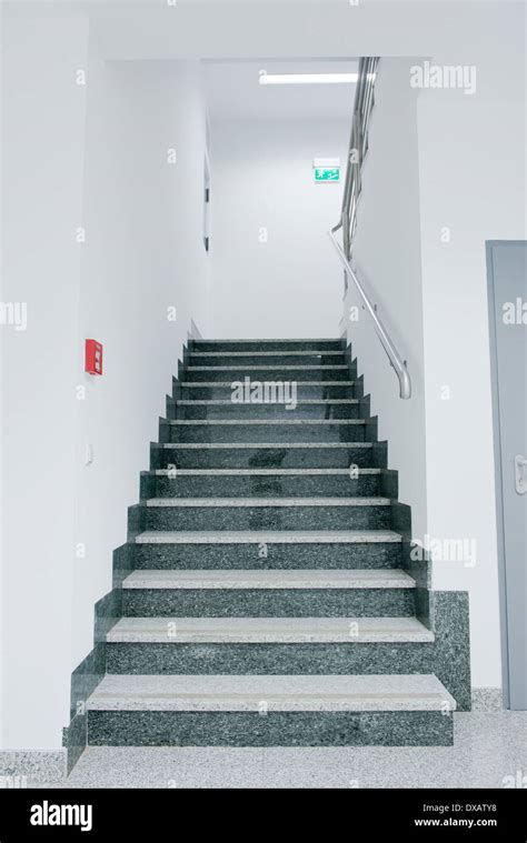 Staircase Emergency Exit In Office Building Stock Photo 67851260 Alamy