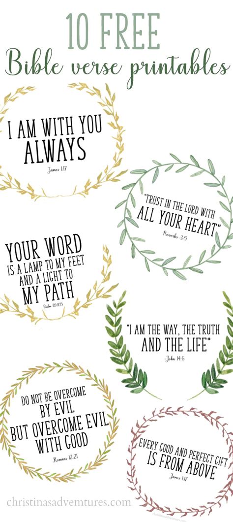 Check spelling or type a new query. Free printable Bible verses - Christinas Adventures
